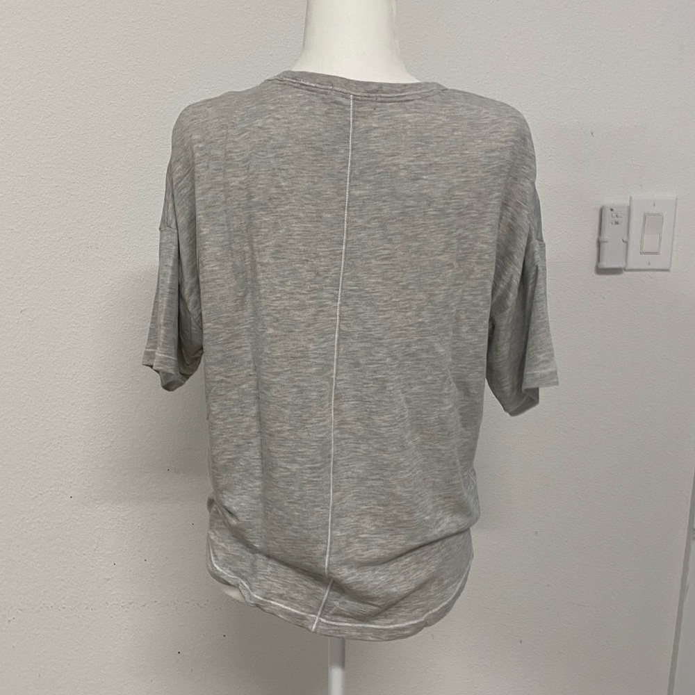 Rag and bone grey scoop neck tshirt